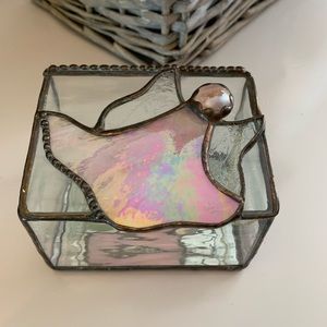 Stain glass jewelry box